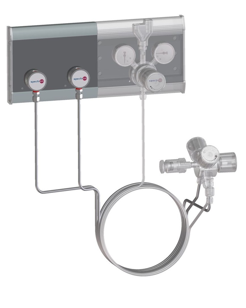 Aansluitspiraal, RVS, voor SE-station