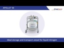 Apollo 50 liter (1,3 bar), dewar voor vloeibare stikstof