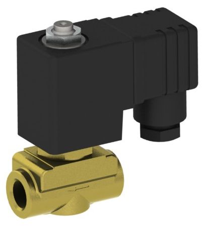 Magneetafsluiter 214, Messing, 2/2 weg, 0 - 30 bar, DN2,5