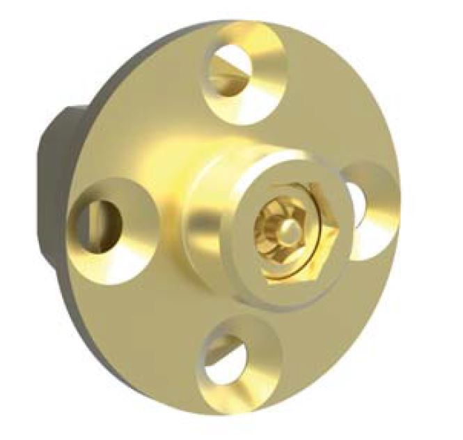 Aansluitkoppeling, EM15-AW, NPT, (tbv wandinbouw) (excl. moer)