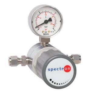 Leidingdrukregelaar, LM51, 4-poorts, 1 manometer