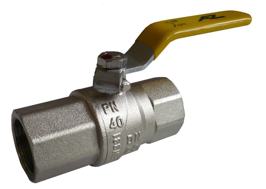 Kogelkraan, Messing-vernikkeld - eengreepshendel (K84)