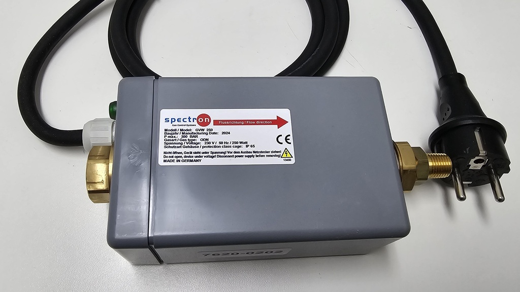 Gasverwarmer 500 Watt, GVW500, 1/4"NPT