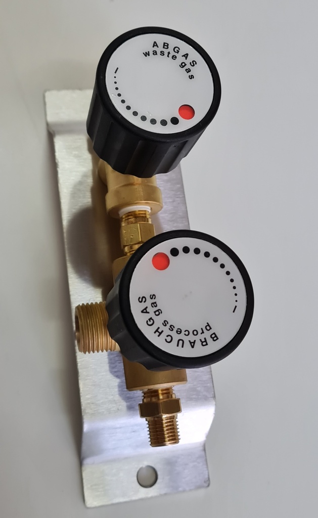 SpectroTec BT2000 paneel proces- en afgasafsluiter, rechts