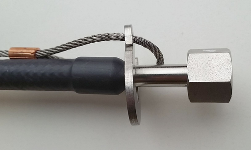 Gasslang, RVS,  200 bar