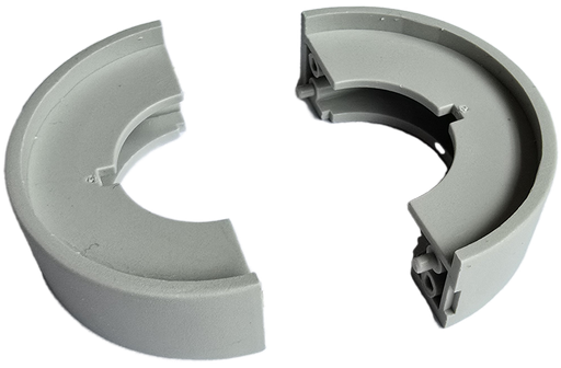 [62ED0018] Afdekapje, EM15/EE15, grijs, (per stuk)