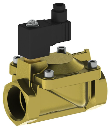 Magneetafsluiter 240, messing, G3/4", 0,5 - 16 bar