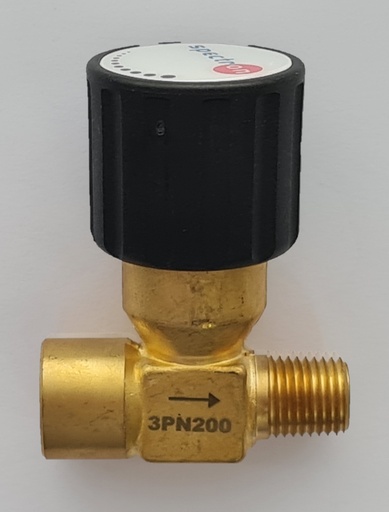 [71804017] Afsluiter V6M-3, 1/4"NPT, Recht