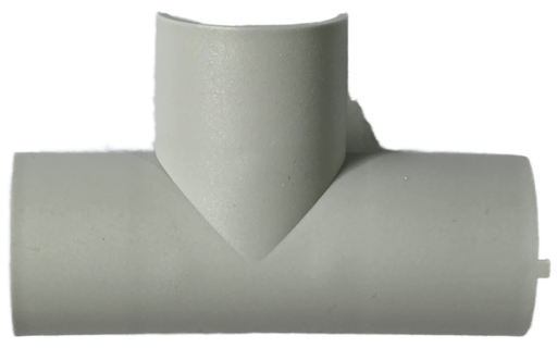 [62EV0022] Afdekapje, AM15/AE15, T-stuk, (tbv uitloop-links)