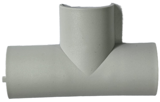 [62EV0023] Afdekapje, AM15/AE15, T-stuk (tbv uitloop-rechts)